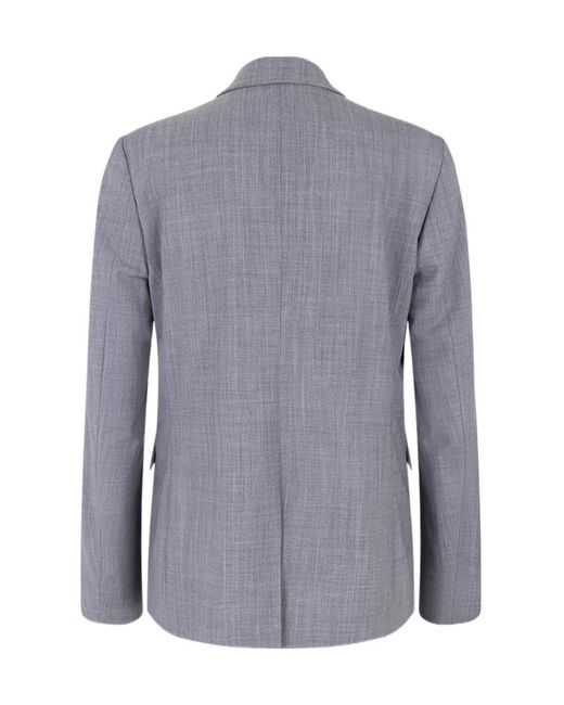 Fabiana Filippi Blue Double Breasted Tailored Blazer