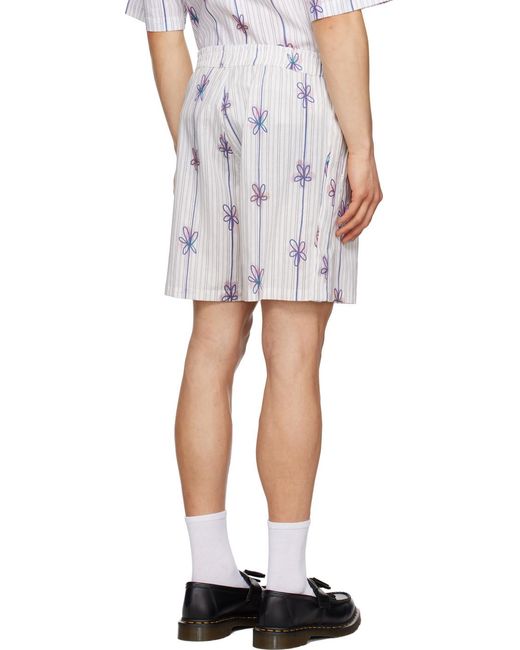 Egonlab Multicolor Floral Pattern Shorts for men