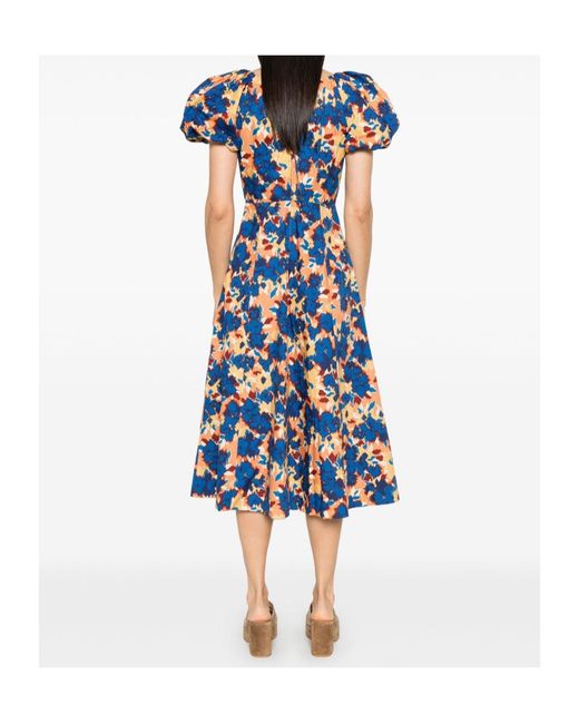 Ulla Johnson Blue Midi Dresses