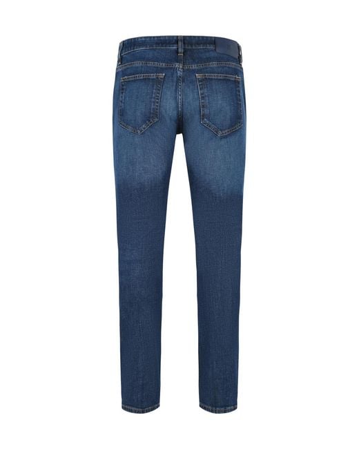 Pt05 Blue 'Swing' Stretch Denim Jeans for men