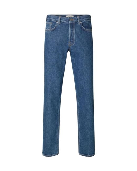 SELECTED Blue Slim Fit Jeans for men