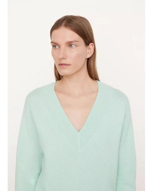 Vince Green V-Neck Knitted Jumper