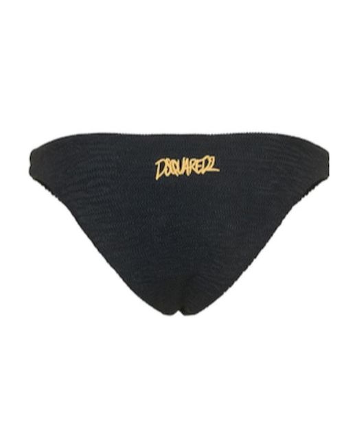 DSquared² Black Logo Swimming Trunks