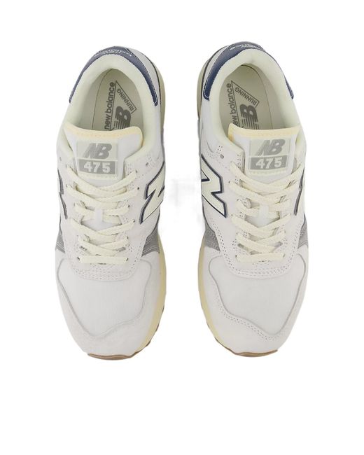 New Balance White U475 Sneakers for men