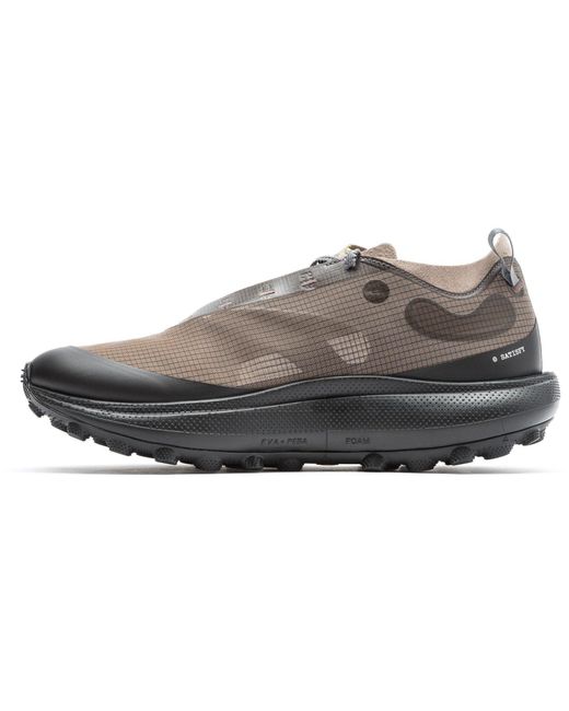 Satisfy Gray Comfortable Running Shoes for men