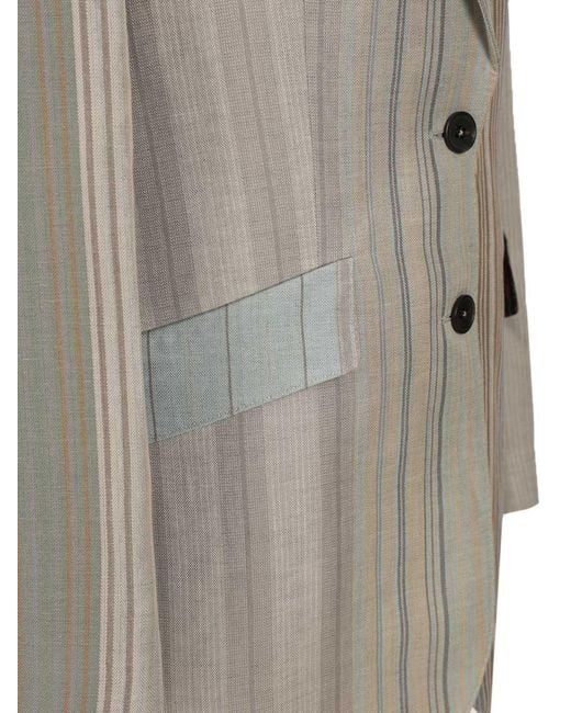Vivienne Westwood Gray Huddersfield Striped Blazer for men