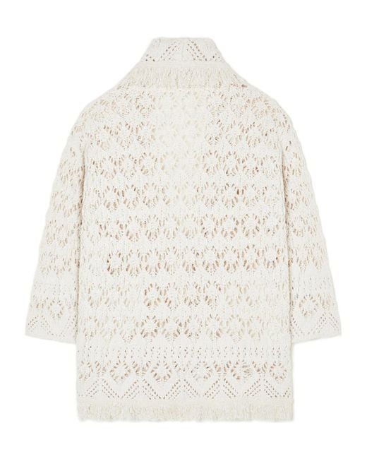 Alanui White Lagoon Romance Cardigan