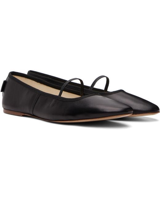 A.P.C. Black Swan Ballet Flats