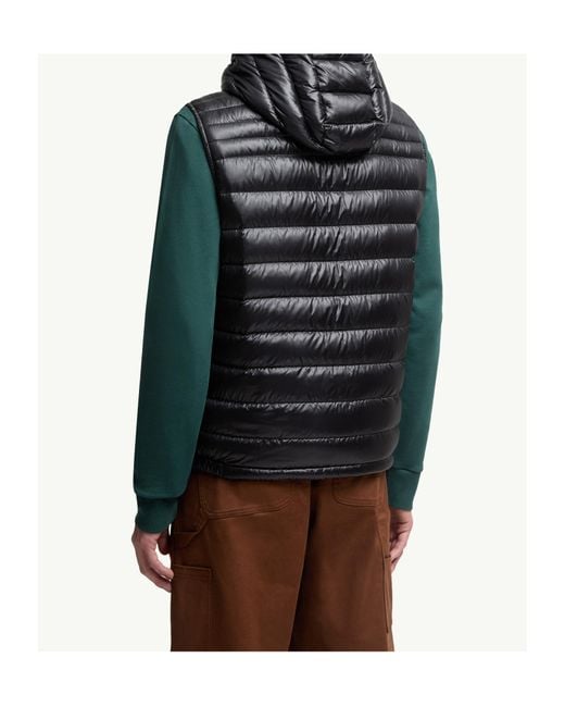 Moncler Black Orant Padded Gilet for men