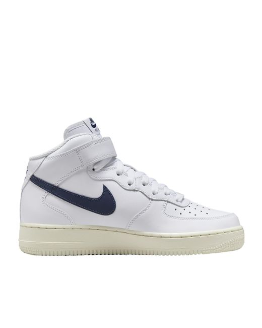 Nike White Air Force 1 Mid Sneakers