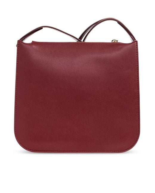 Furla Red Ava Small Shoulder Bag