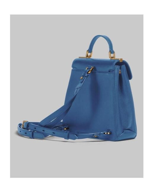Marni Blue Trunkaroo Trapeze Backpack
