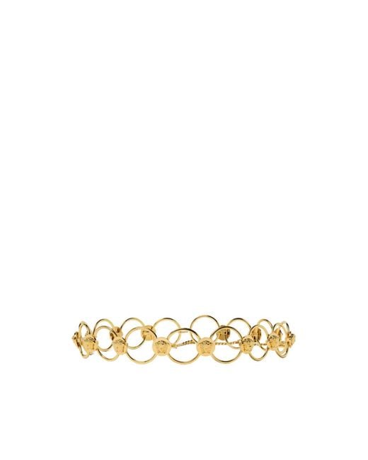 Versace Metallic La Medusa Chain Belt
