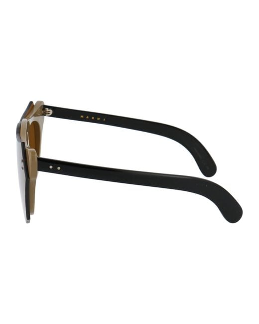 Marni Multicolor Geometric-Frame Sunglasses for men