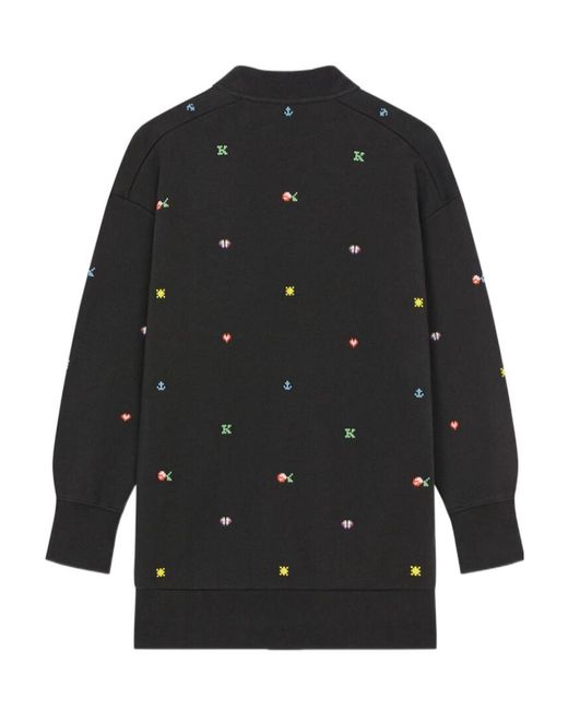 KENZO Black Pixels' Cardigan Dress