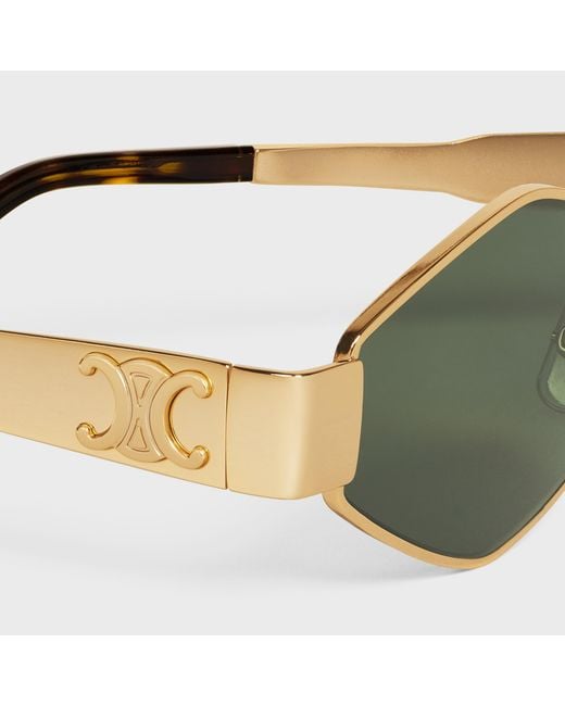 Céline Green Triomphe Metal 02 Sunglasses