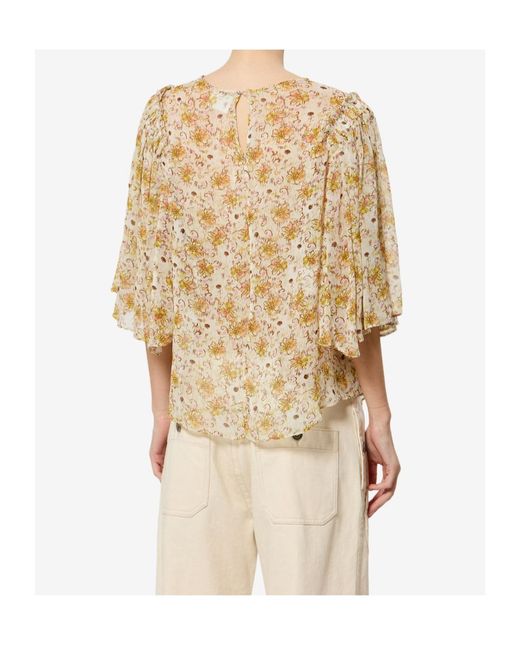 Isabel Marant Natural Isabel Marant Étoile Floma Floral Blouse