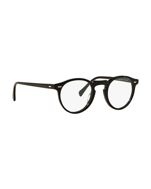 Oliver Peoples White Logo Detail Flat Lens for men