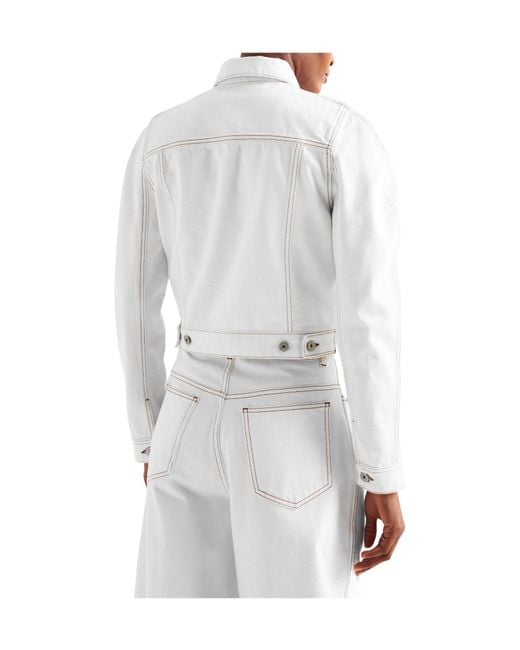 Jacquemus White Denim Jacket