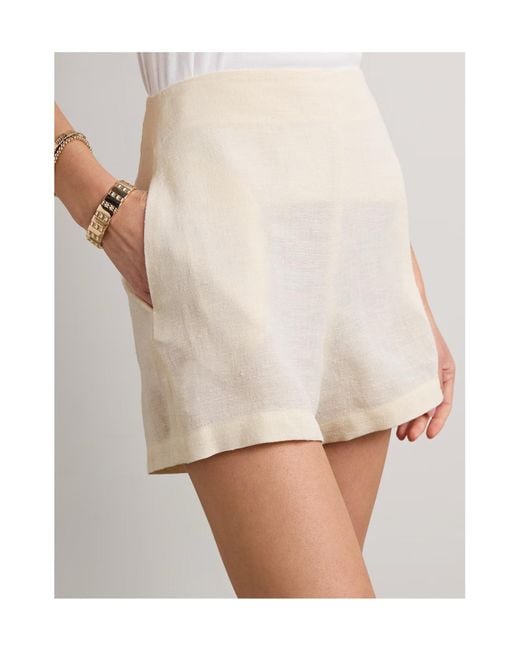 Lisa Marie Fernandez Natural Solid Color Woven Shorts