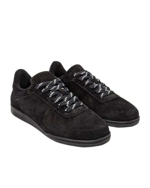 A.P.C. Black Round-Toe Lace-Up Sneakers for men
