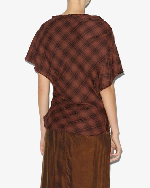 Isabel Marant Brown Neyela Top