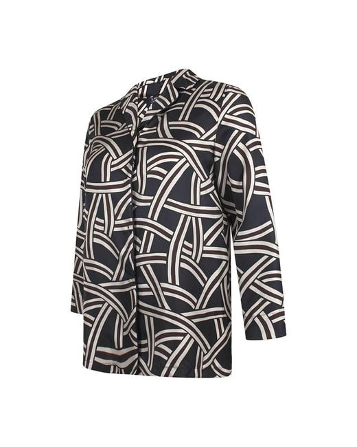 Max Mara Black Printed Shirt