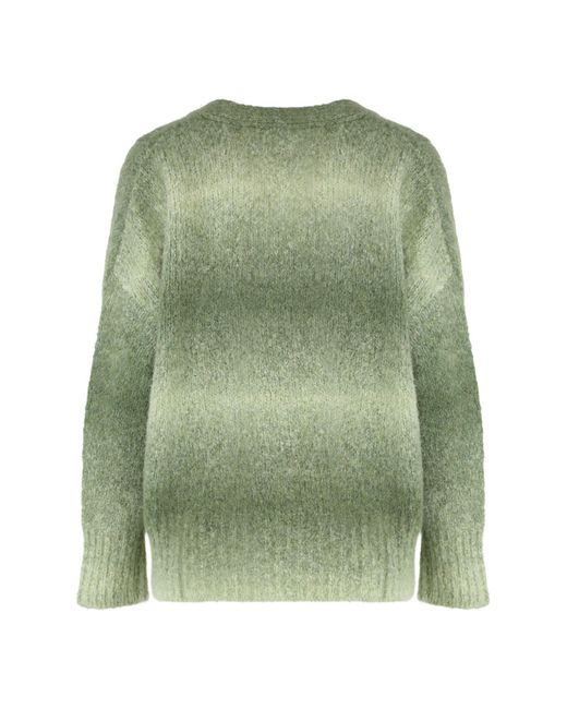 Aspesi Green Gradient Effect Cardigan