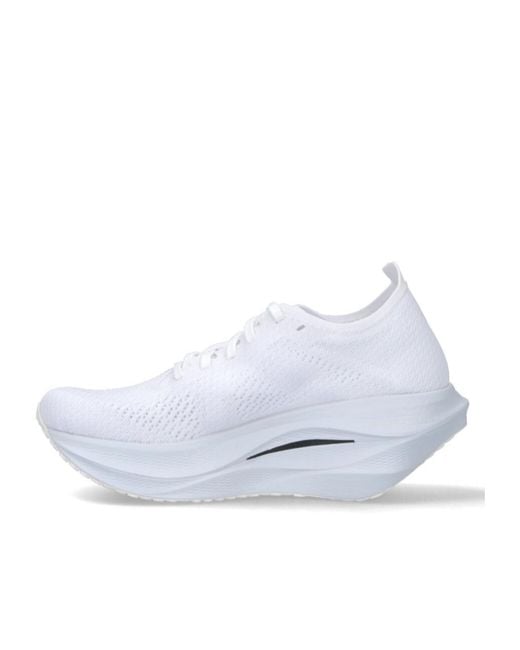 Comme des Garçons White X Mizuno Wave Rebellion Pro Sneakers
