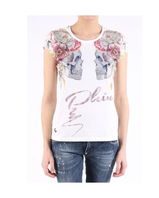 Philipp Plein Pink Print T-Shirt