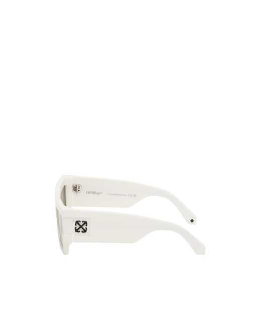 Off-White c/o Virgil Abloh White Square Frame Sunglasses for men
