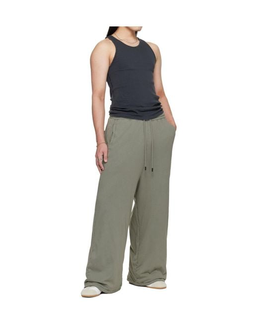 Lu'u Dan Green Bontans Sweatpants for men