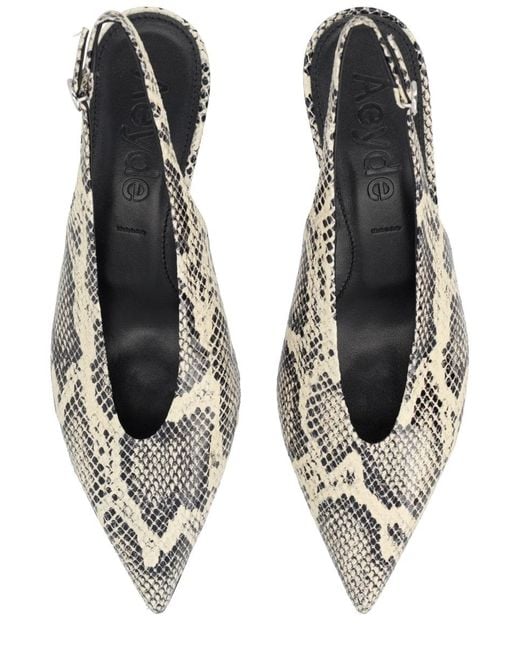 Aeyde Multicolor Camila Pointed Toe Slingback Pumps
