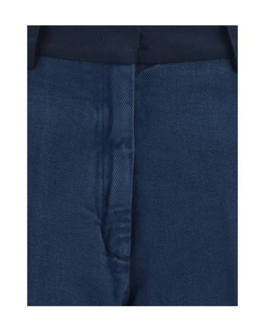 Forte_forte Blue Wide-Leg Chino Pants