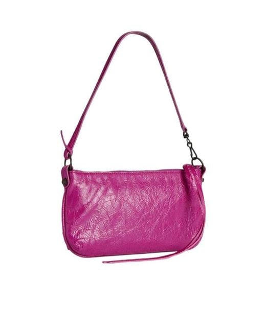 Balenciaga Pink Le City Zip Shoulder Bag