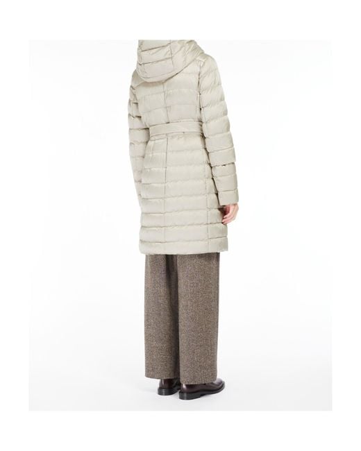 Max Mara Gray The Cube Novef Quilted Down Coat