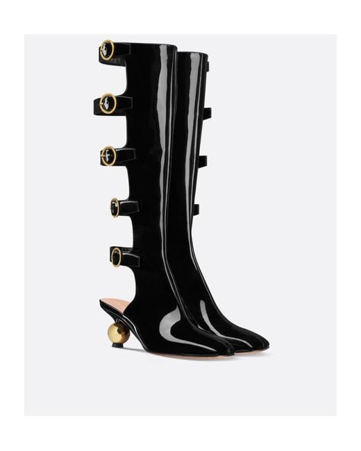 Dior Black D-Idole High-Heeled Boots