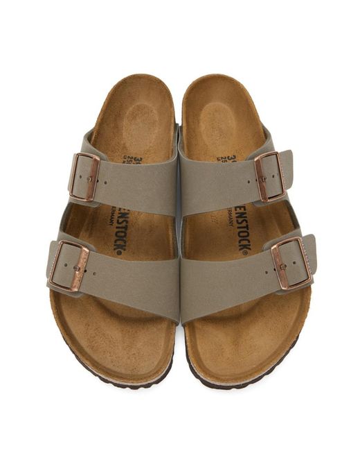 Birkenstock Brown Arizona Slip-On Sandals for men