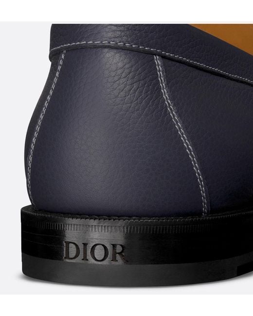Dior Blue Homme Granville Slip-On Loafers for men