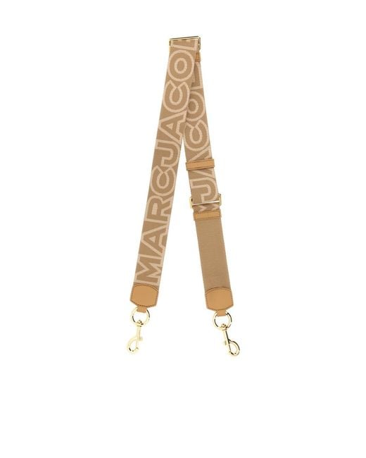 Marc Jacobs Metallic Logo Detailed Bag Strap