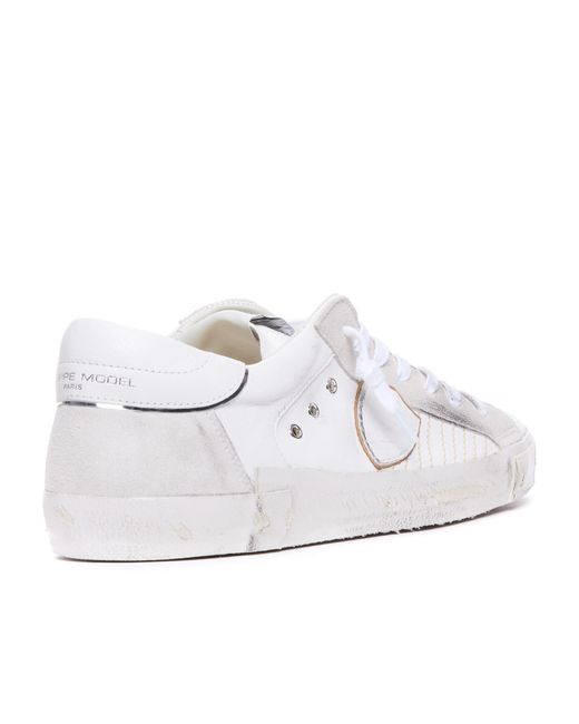 Philippe Model White Prsx Low-Top Sneakers for men