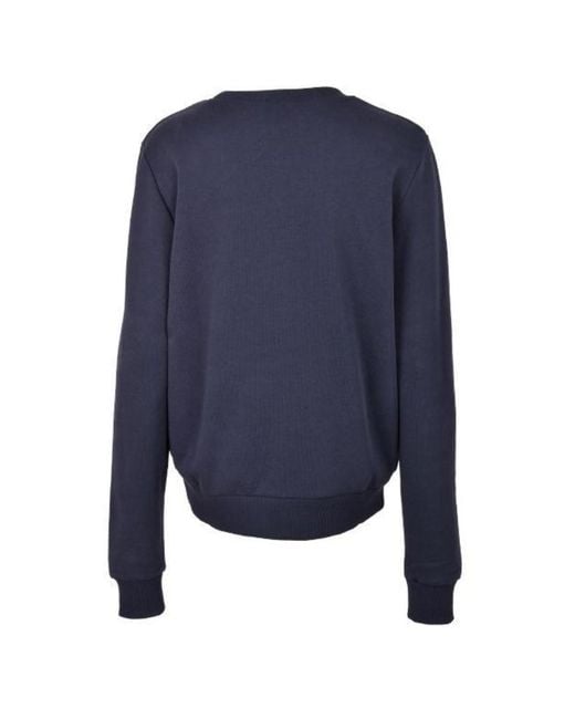 Just Cavalli Blue Sequin Letter Logo Sweater
