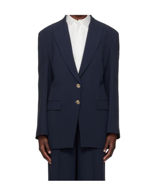 Boss Blue Open-Back Blazer