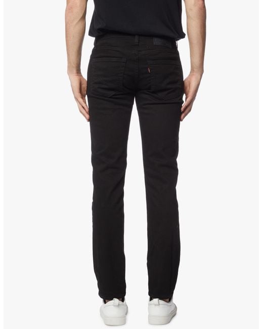 Levi's Black 511 Logo Patch Slim-Fit Jeans for men