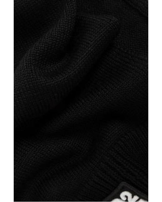 DSquared² Black Set: Hat And Scarf for men