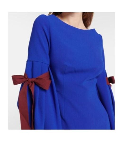 Roksanda Blue Calispi Crêpe Midi Dress