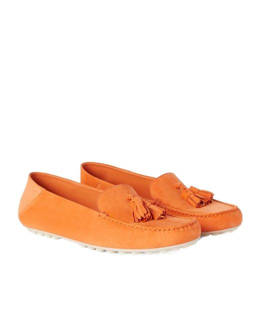 dot sole walk mocassin cloud blue suede