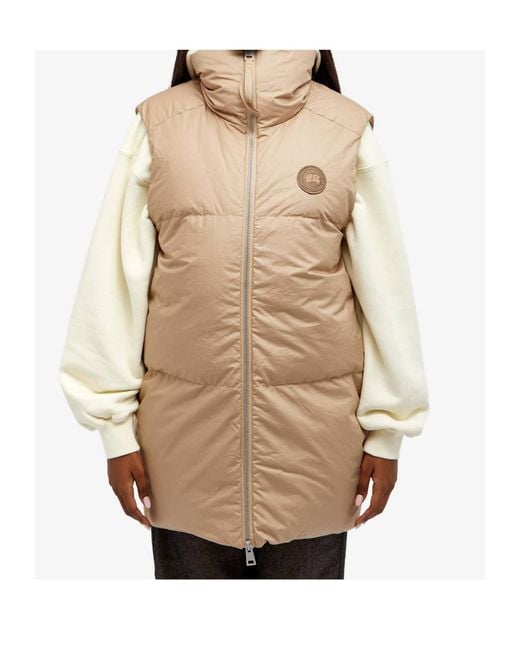 Canada Goose Natural Logo-Patch Padded Cotton Gilet