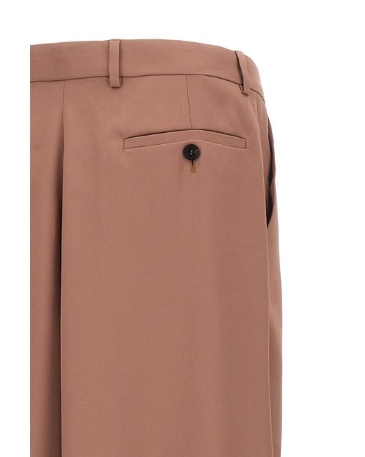 Dries Van Noten Brown Pepper Straight Leg Pants for men