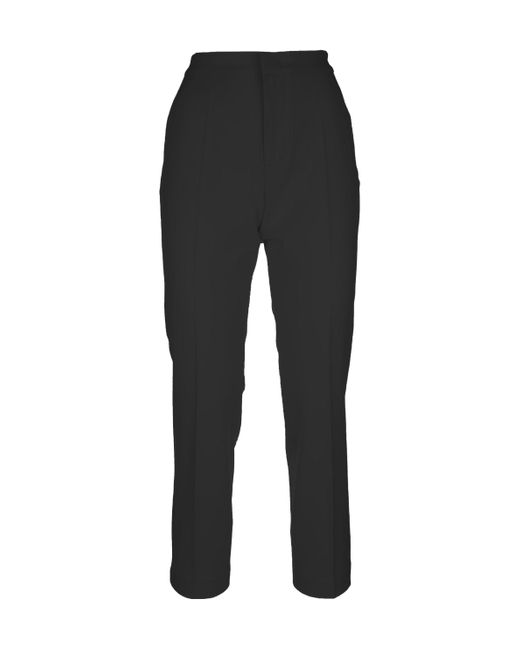 Fabiana Filippi Black Straight-Leg Tailored Pants